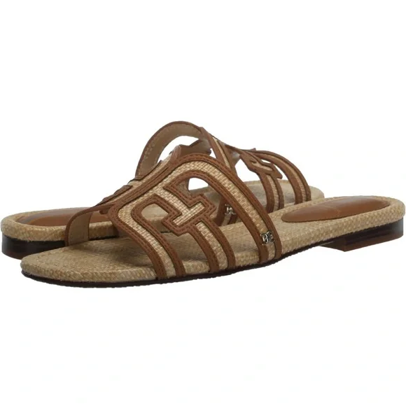 Sam Edelman • Women's Bay Slide Sandal • Bleached Beechwood Multi • Size 8.5 - Picture 1 of 16